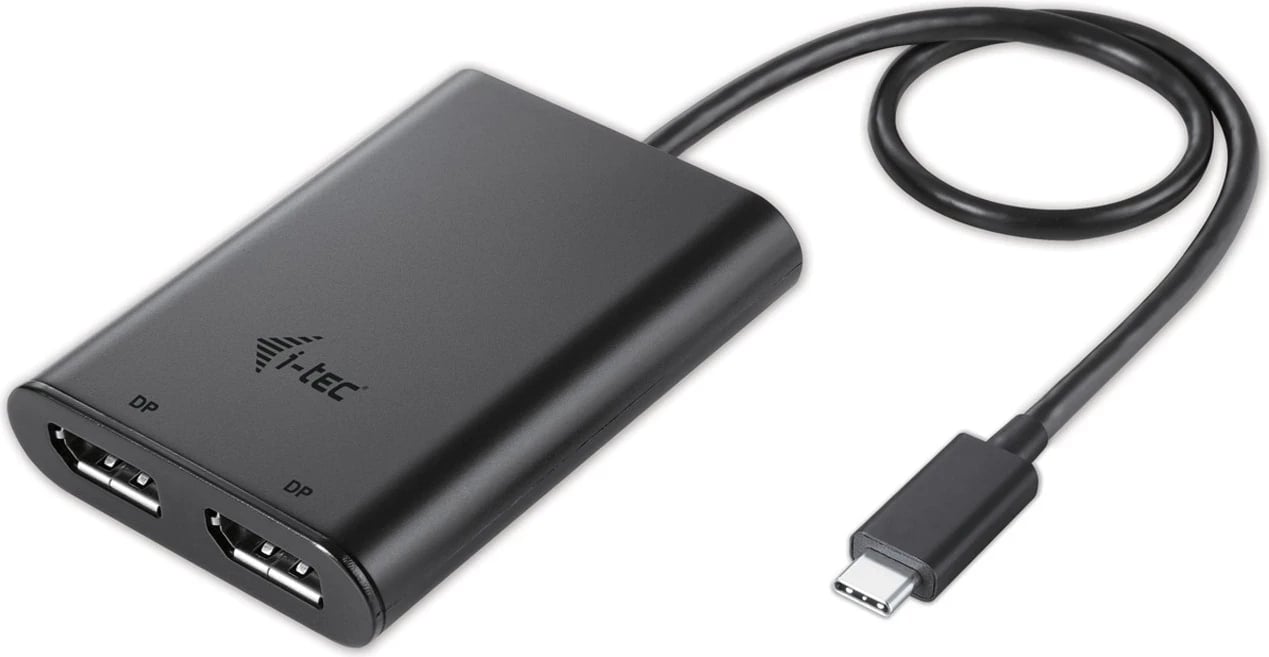 Adapter i-tec USB-C, 2x DisplayPort, 4K Ultra HD, i zi