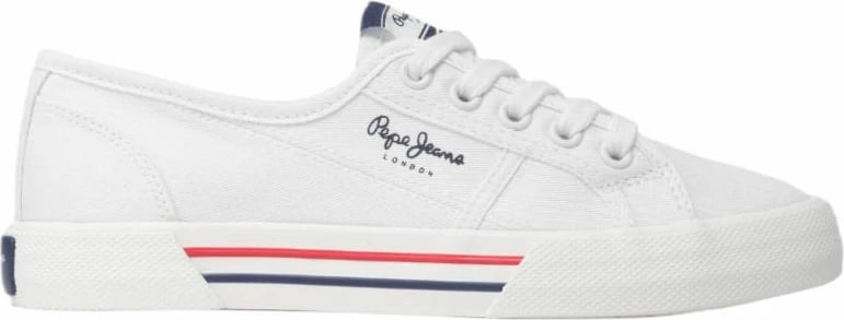 Këpucë për femra Pepe Jeans, Brady Basic, të bardha