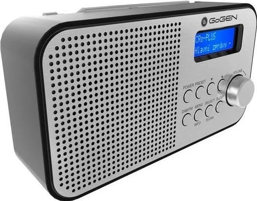 Radio GoGEN DAB 300 N, FM, DAB, DAB+, ngjyrë argjendtë