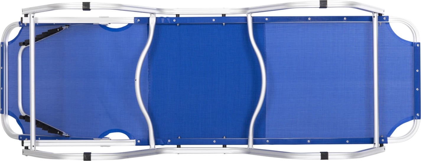 Shezlong profesional alumini FH5071.01 blu 60x195x30 cm