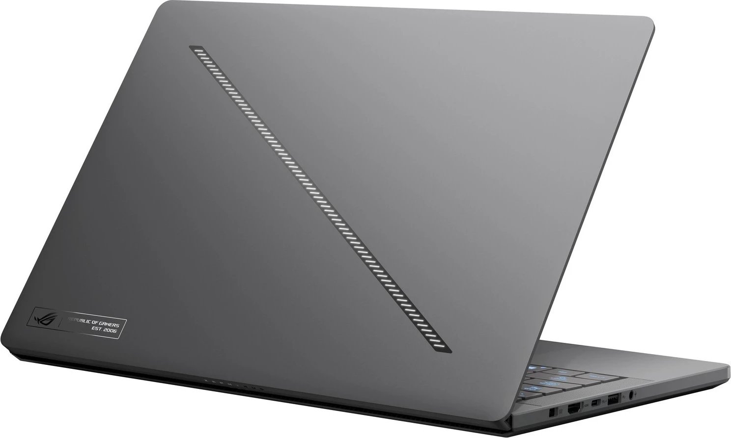 Laptop për lojëra ASUS ROG Zephyrus G14, R9-8945HS, 14''-120Hz, OLED, 32GB, 1TB, W11H, RTX 4070, gri