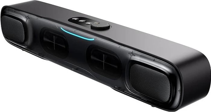 Soundbar i vogël Baseus AeQur DS10, me bateri, ngjyrë e zezë