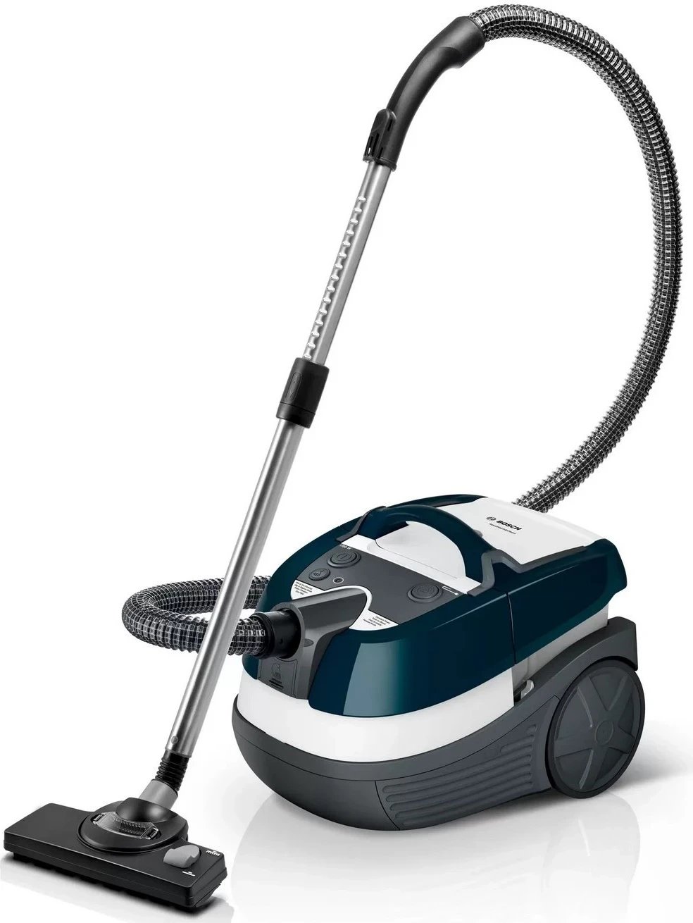 Fshesë me korrent Bosch Serie 4 AquaWash&Clean BWD41720, 1700W, 5L, bardhë-jeshile