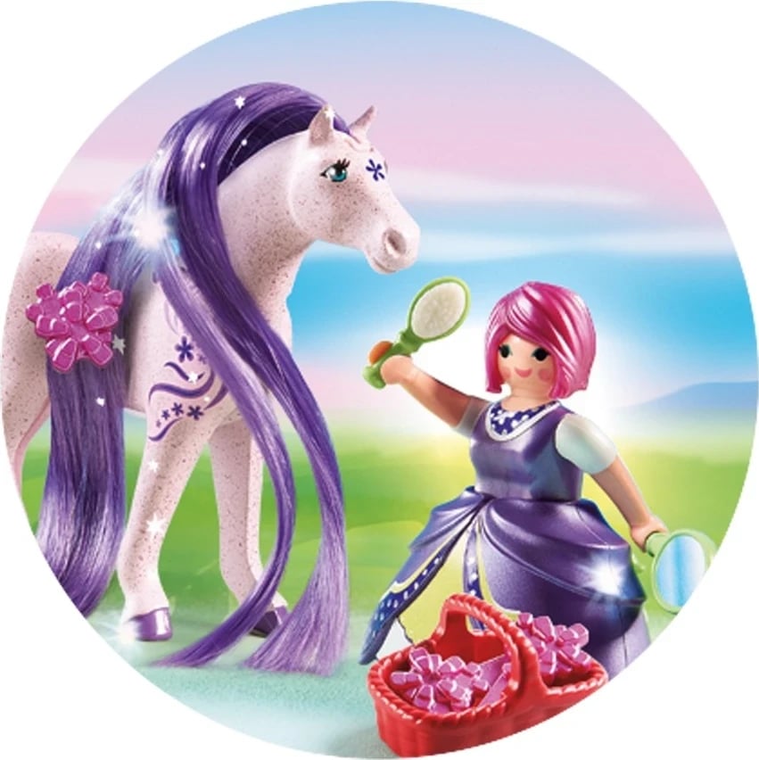 Set lodrash Playmobil Princess 6167, Viola me kalë për krehje