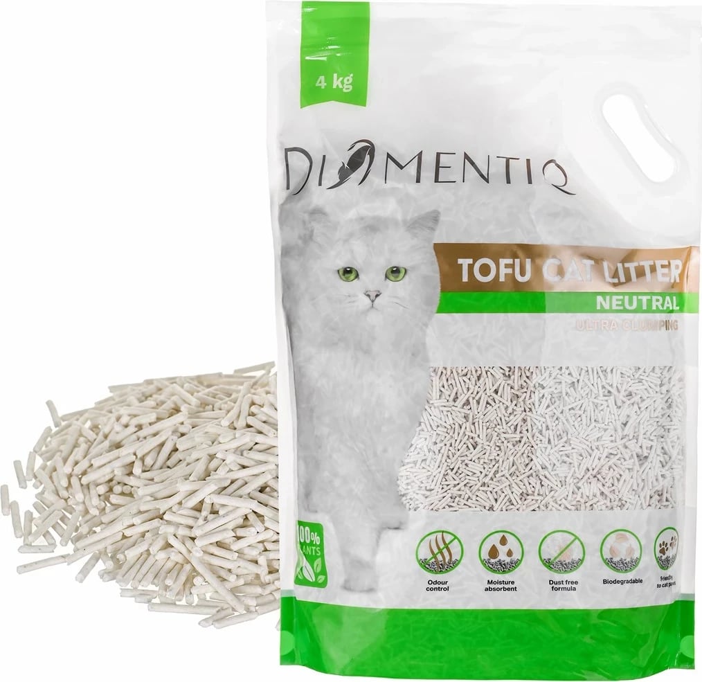 Leter tofu DIAMENTIQ Neutral Ultra clumping 4kg