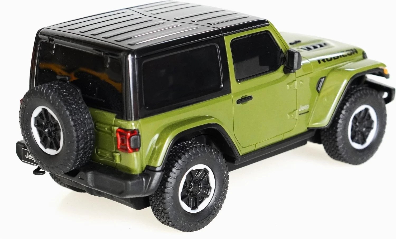 Makina me telekomandë Rastar Jeep Wrangler Rubicon, 1:24, e gjelbër