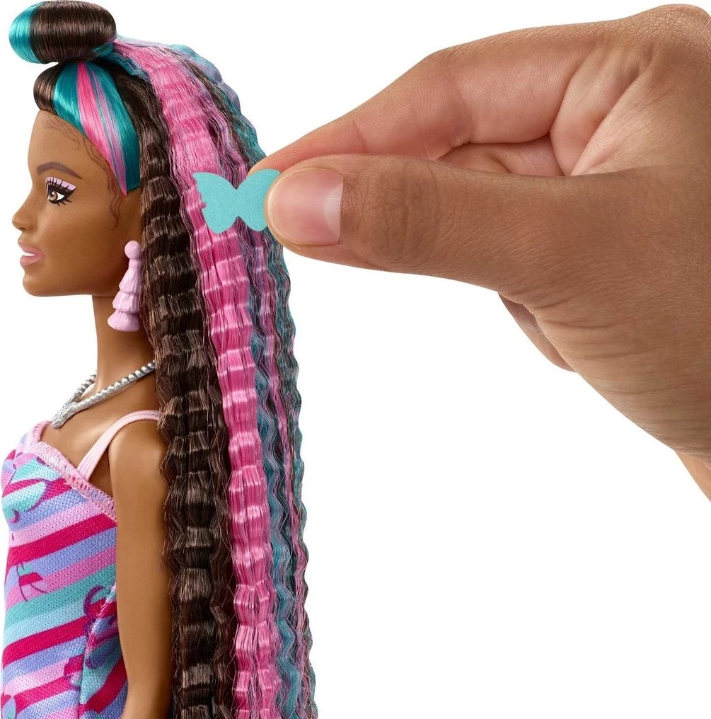 Lodër Barbie Totally Hair, MATTEL, shumëngjyrëshe