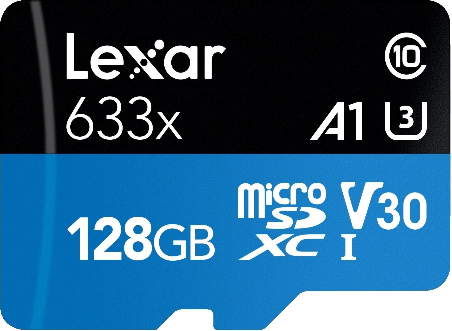 Kartelë memorje Lexar 128GB microSDXC, Performancë e Lartë 633x, UHS-I C10 A1 V30 U3