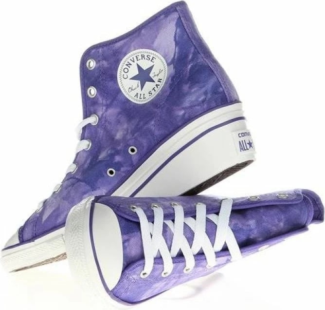 Atlete të larta për femra Converse Chuck Taylor Side W, ngjyrë vjollcë