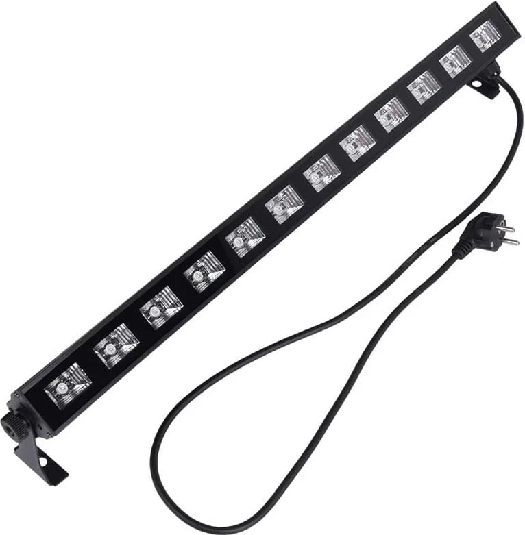 Dritë LED UV Bar LIGHT4ME, 12 LED, e zezë