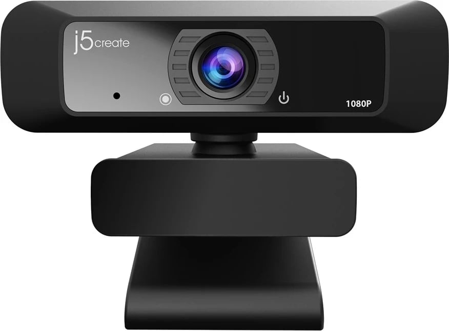 Webcam HD USB j5create JVCU100 me Rrotullim 360°, Rezolucion Video 1080p, Zi