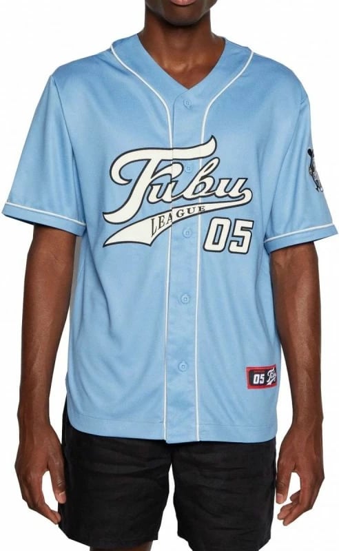 Fanellë Baseball Fubu Varsity për Meshkuj, Blu