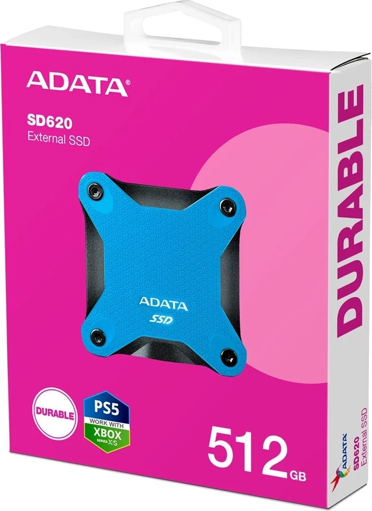 SSD Jashtëm ADATA SD620 512 GB, Blu