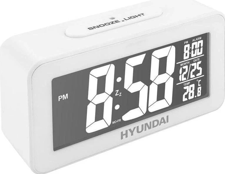 Ora e zgjimit Hyundai AC321W, e bardhë
