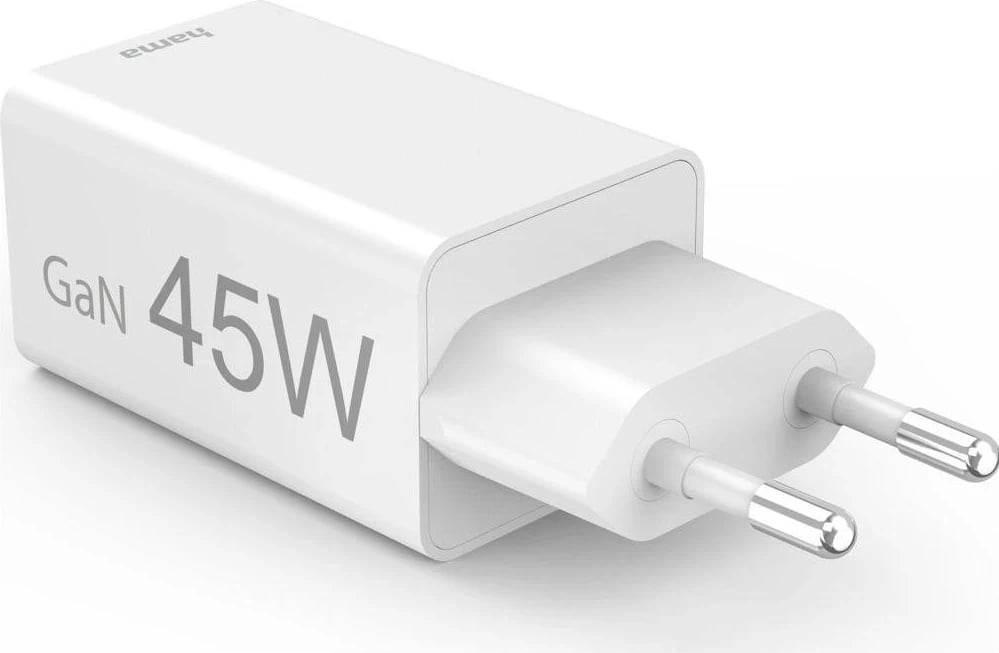 Karikues Hama 45W USB-C, USB-A, i bardhë