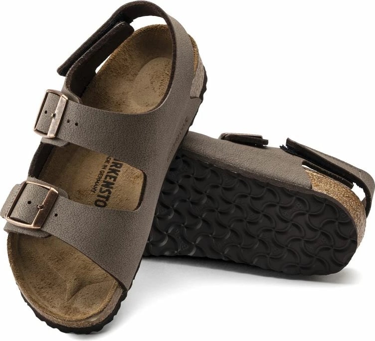 Sandale Birkenstock femra dhe fëmijë, kafe/bezhë