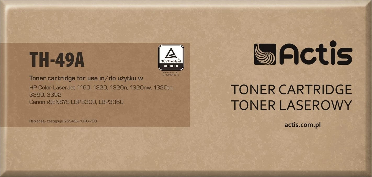 Actis Toner zëvendësues për printer HP, Standard; 2500 fletë