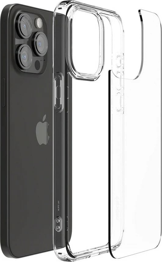 Mbështjellëse Spigen iPhone 15 Pro Max, transparente