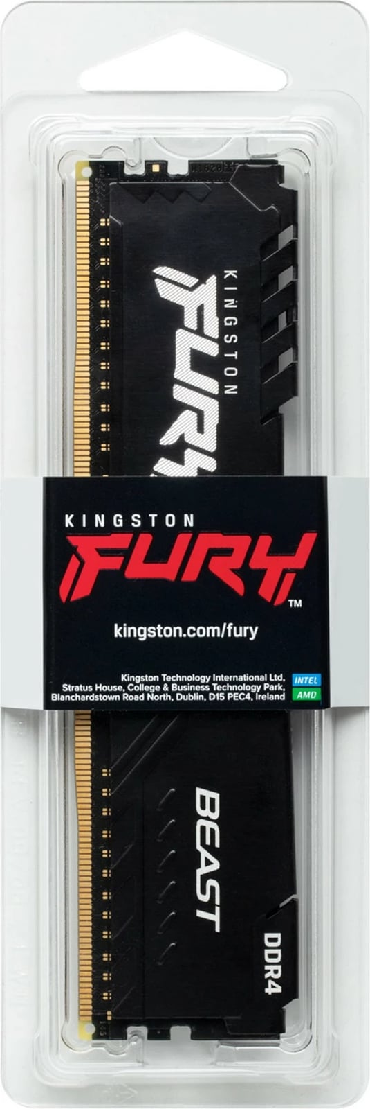 RAM Memorie Kingston FURY Beast, 32GB DDR4, 3200Mhz, CL16