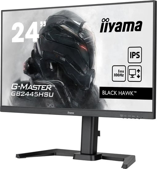 Monitor për lojëra iiyama G-Master GB2445HSU-B1, 24 inç, Full HD, IPS, i zi