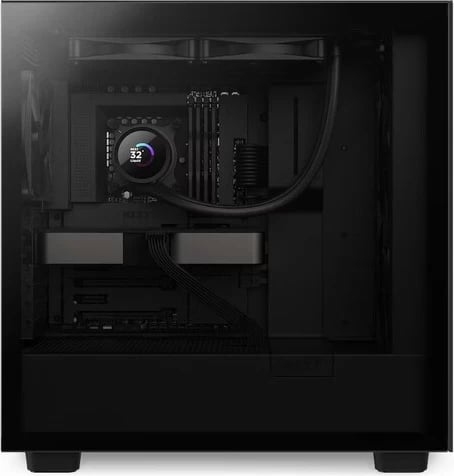 Ftohës me ujë NZXT Kraken 280mm, LCD, i zi