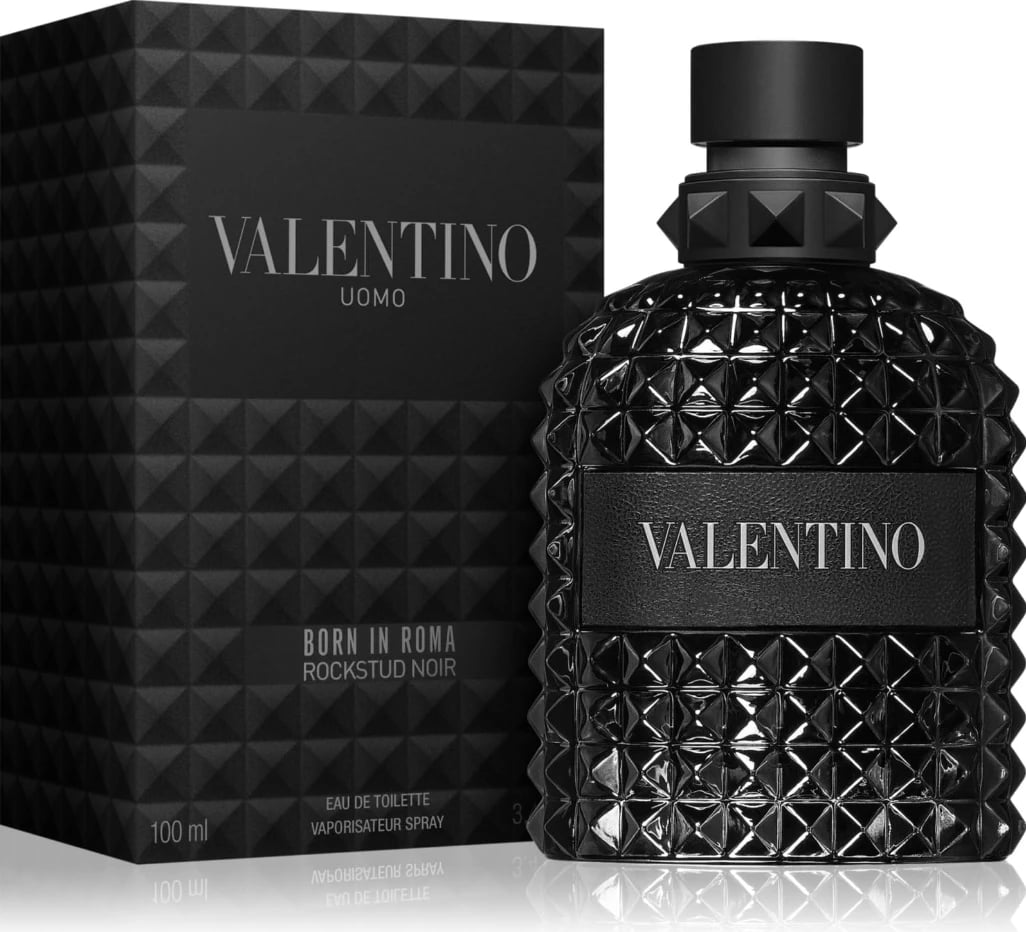 Eau de Toilette Valentino Uomo Born In Roma Rockstud Noir, 100 ml