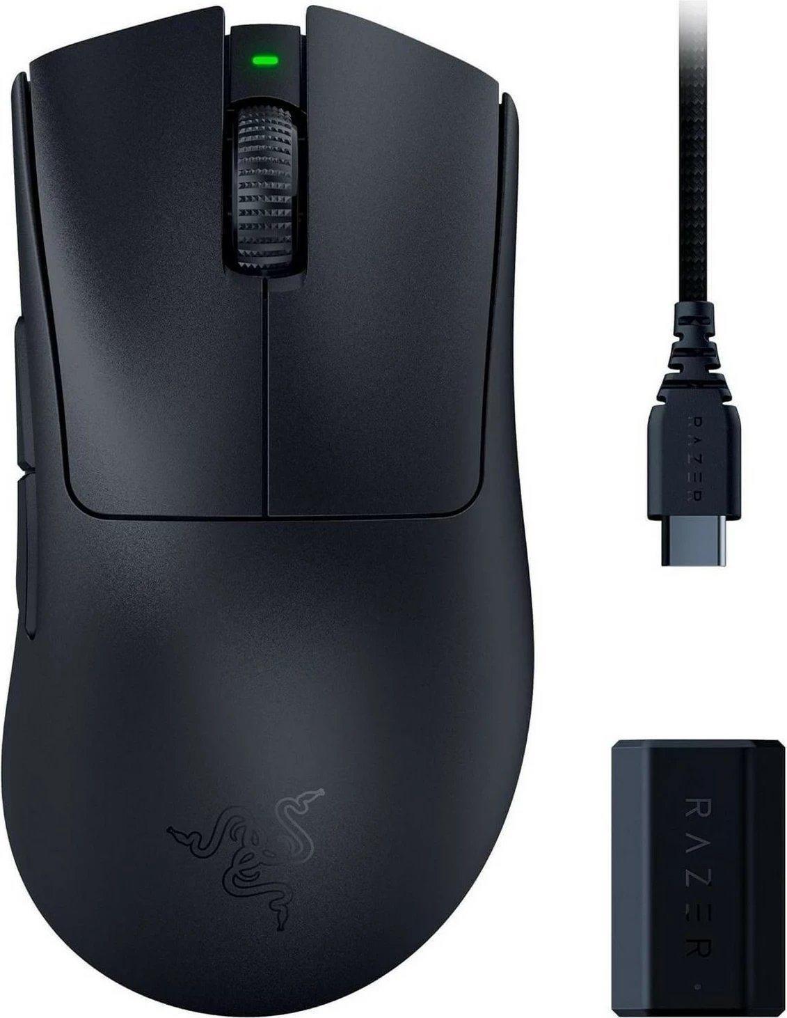 Maus Razer DeathAdder V3 Pro, HyperPolling Dongle, i zi