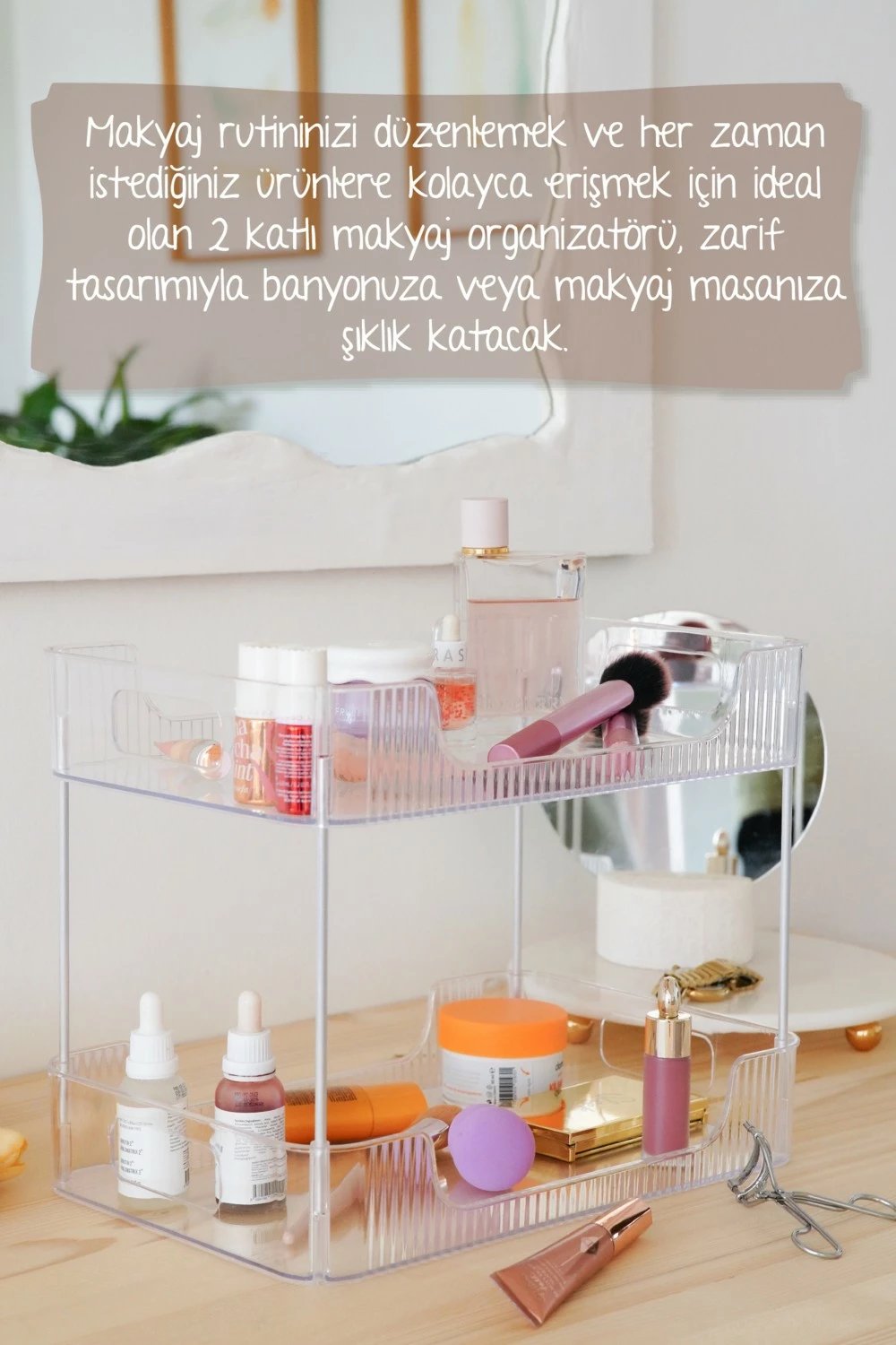 Organizues make-up Vienev, dy shtresa, transparent