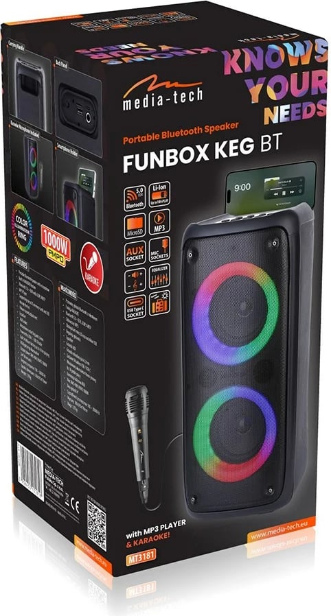 Boks Bluetooth Media-Tech FUNBOX BT MT3181, i zi