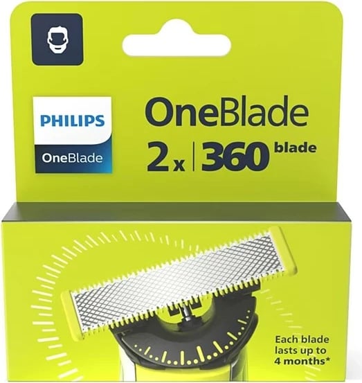 Kokë rroje Philips Norelco OneBlade QP420/60, 2 copë