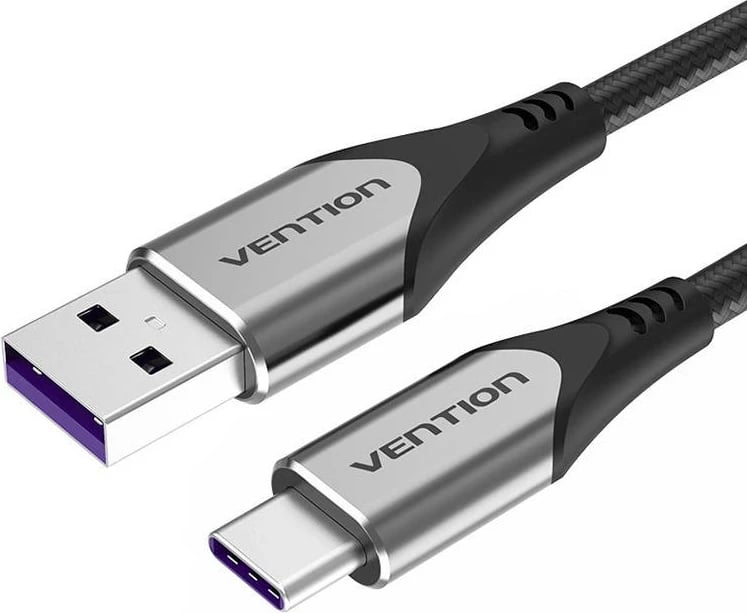 Kabllo Vention COFH USB-C/USB 2.0, 0.5m, e zezë