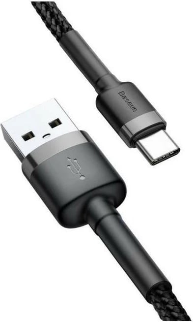 Kabllo Baseus Cafule USB-A/USB-C, 2A, 3m, zi/ hiri