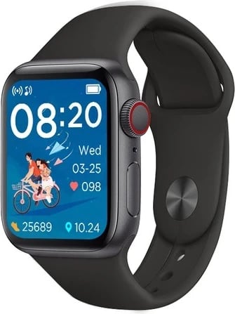 Smartwatch Tracer TW7-BL FUN, 1.84 inch, IP65, Black