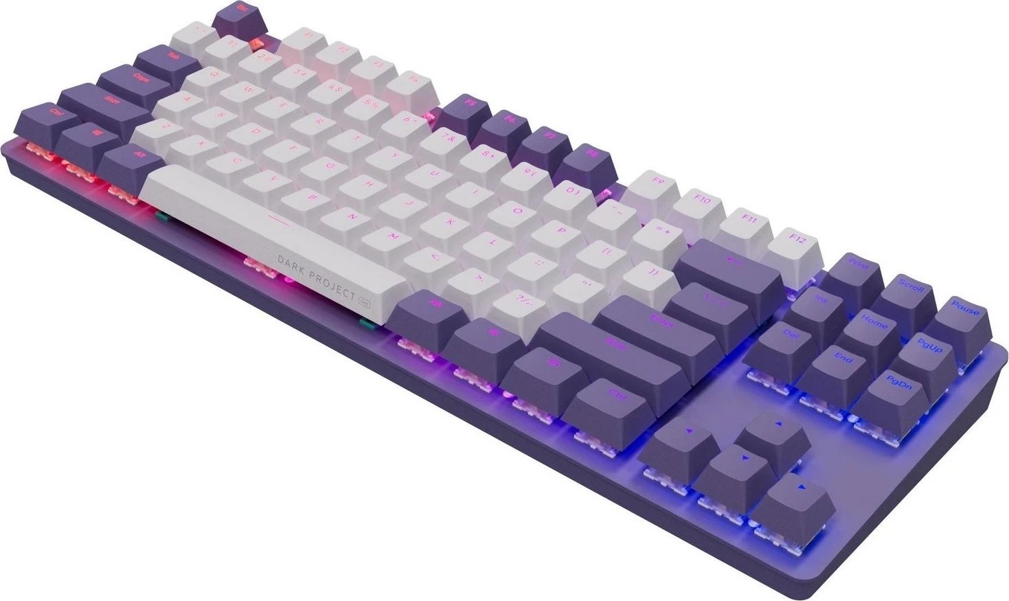 Tastierë Dark Project KD87A, RGB, 87 taste, violet