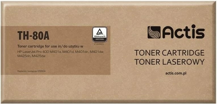 Toner zëvendësues Actis TH-80A për printer HP 80A CF280A, i zi 