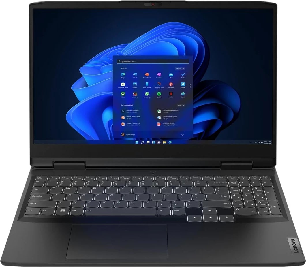 Laptop Lenovo IdeaPad Gaming 3 15ARH7, 15.6", AMD Ryzen 5, 16GB RAM, 512GB SSD, NVIDIA GeForce RTX 3050, i zi