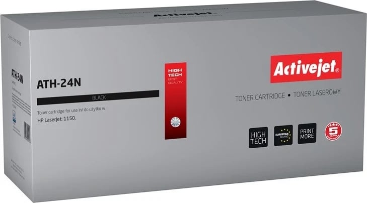 Toner Activejet ATH-24N, për HP 24A Q2624A, 3000 faqe, ngjyrë e zezë