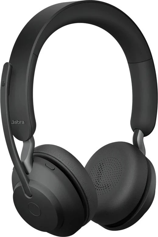 Kufje Jabra Evolve2 65 Link380a MS Stereo, Bluetooth 5.0, e zezë