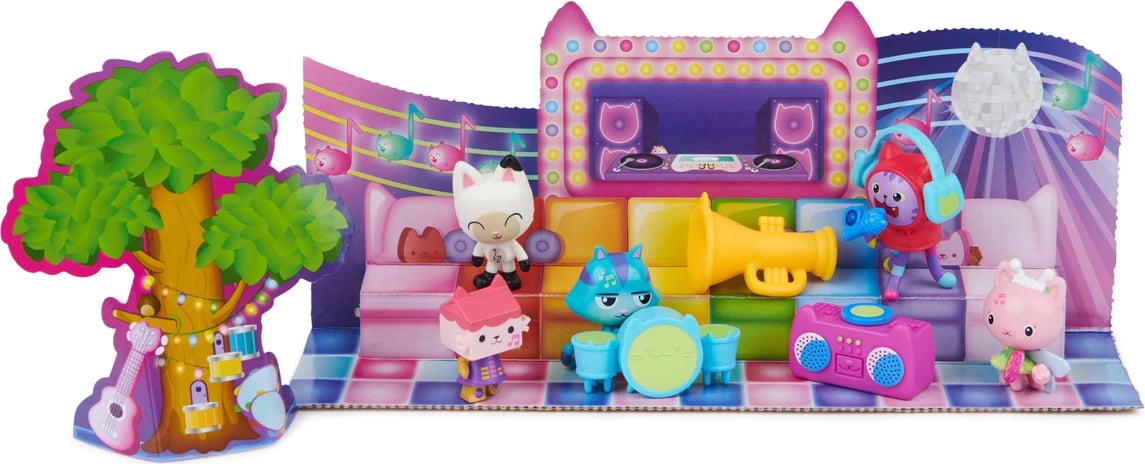 Gabby's Dollhouse Groove with Gabby & Friends Musical Playset