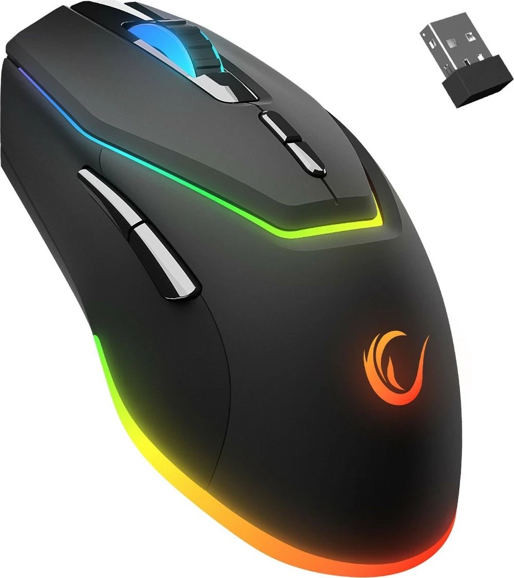 Maus gaming Rampage VORTEX M1-BLACK, RGB, pa tela, i zi