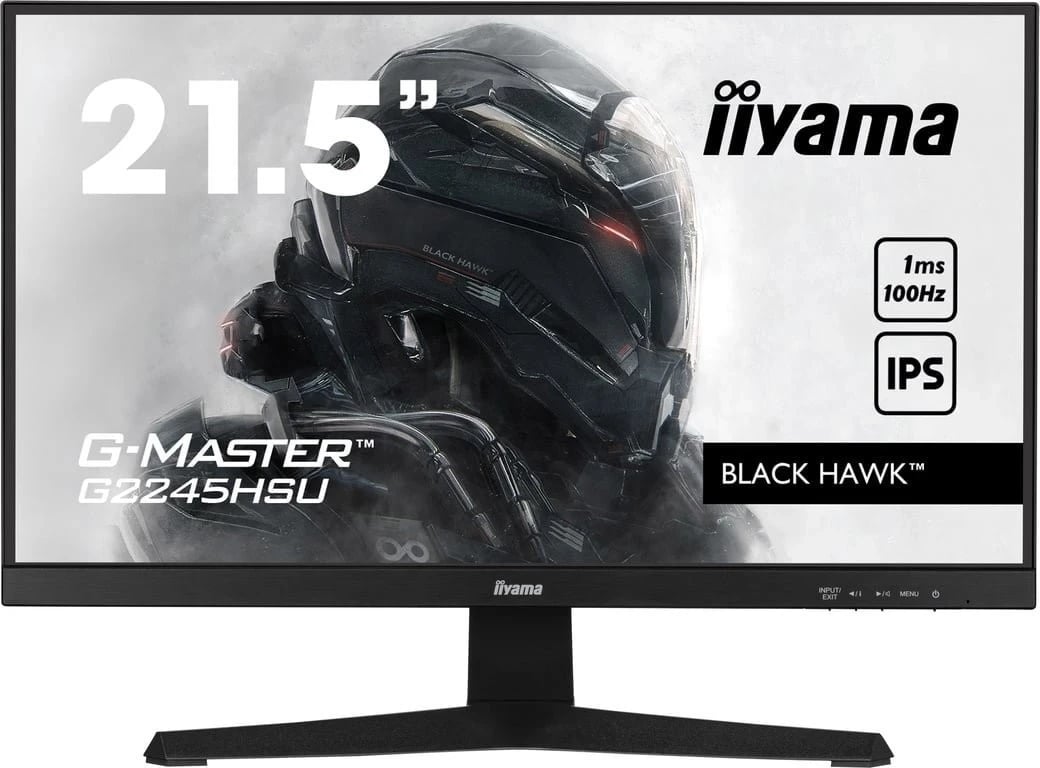 Monitor iiyama G-Master G2245HSU-B1, 22'', Full HD, IPS, 100Hz, i zi