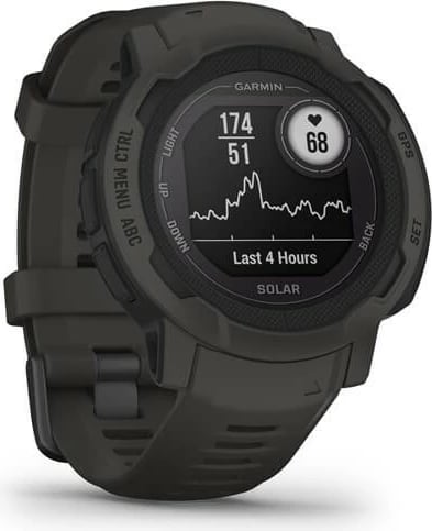 Smartwatch Garmin Instinct 2 Solar, 2.29 cm (0.9"), MIP, GPS, Graphite