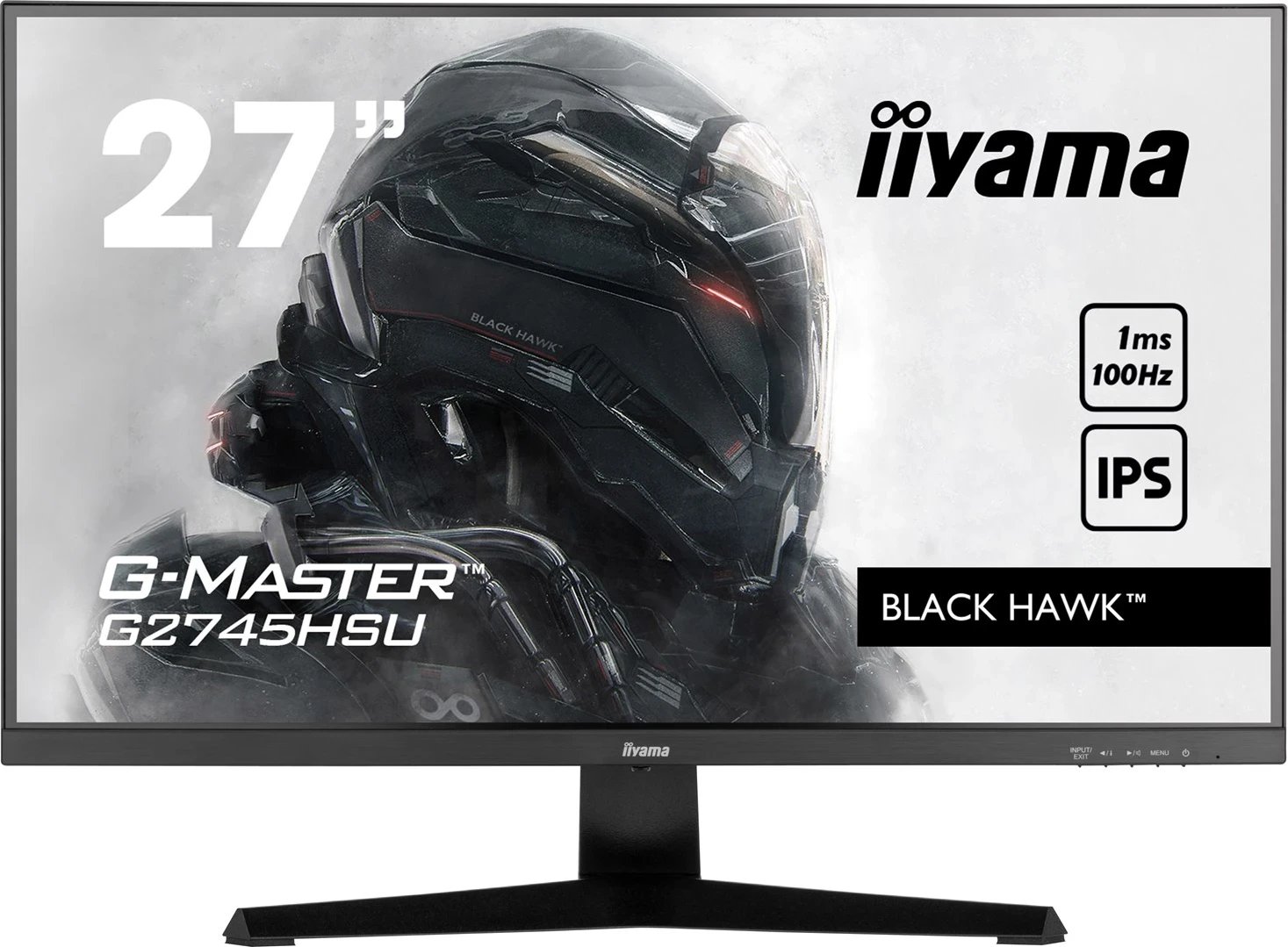 Monitor për lojëra iiyama G-MASTER, 27 inç, Full HD LED, i zi