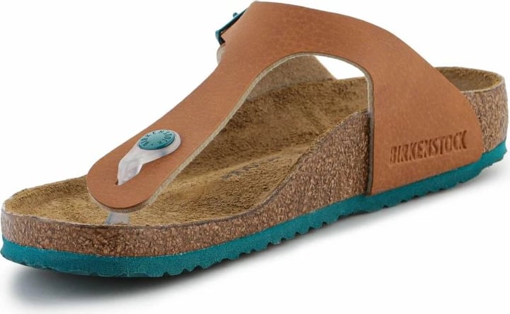 Papuqe për fëmijë Birkenstock Gizeh, ngjyrë kafe