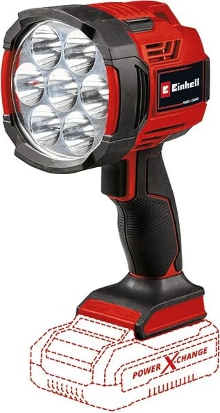 Llambë LED EINHELL TE-CL 18/2500 LiAC-Solo, e Zezë