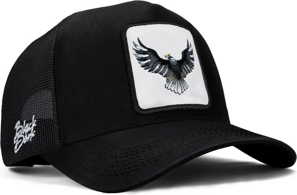 Kapelë Black Börk V1 Trucker Panter për meshkuj, e zezë