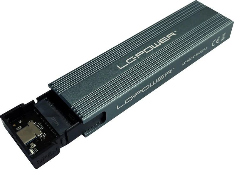 Kasë SSD LC-Power LC-M2-C-MULTI-3, M.2, USB lidhje, Antracit