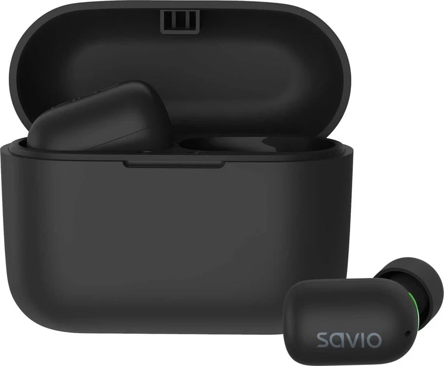 Kufje Wireless Savio TWS-09, Bluetooth, të Zeza