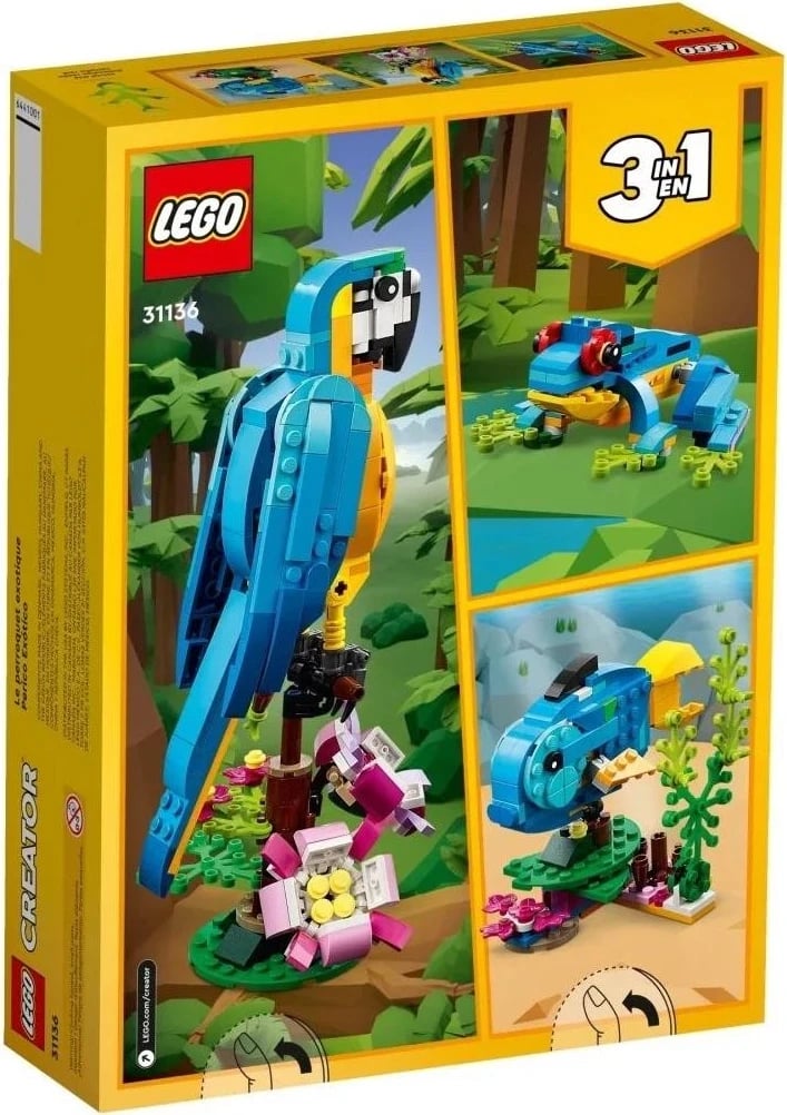 Lodër për fëmijë LEGO Creator 3w1 31136