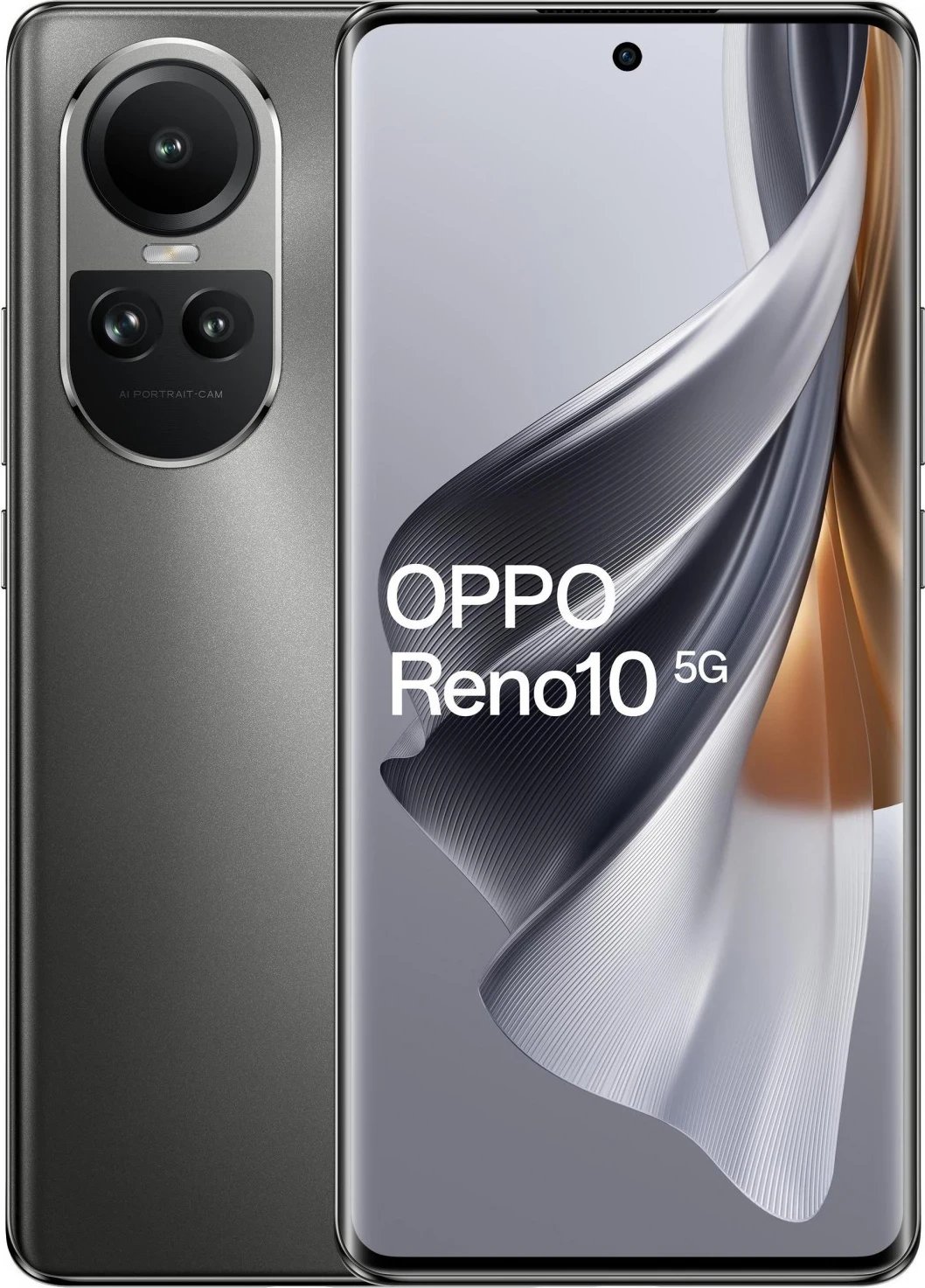 Celular OPPO Reno 10 5G, 8/256GB, Gri i Argjendtë